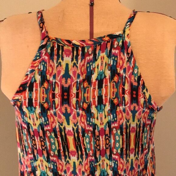New Recruit Maternity Bright Print Sundress - Size Small - Picture 9 of 11